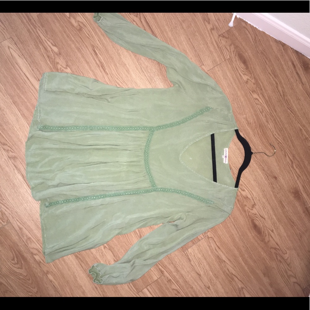 Green altered state long sleeve shirt